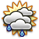 Heikkoja sadekuuroja, Sade, Melkein pilvistä